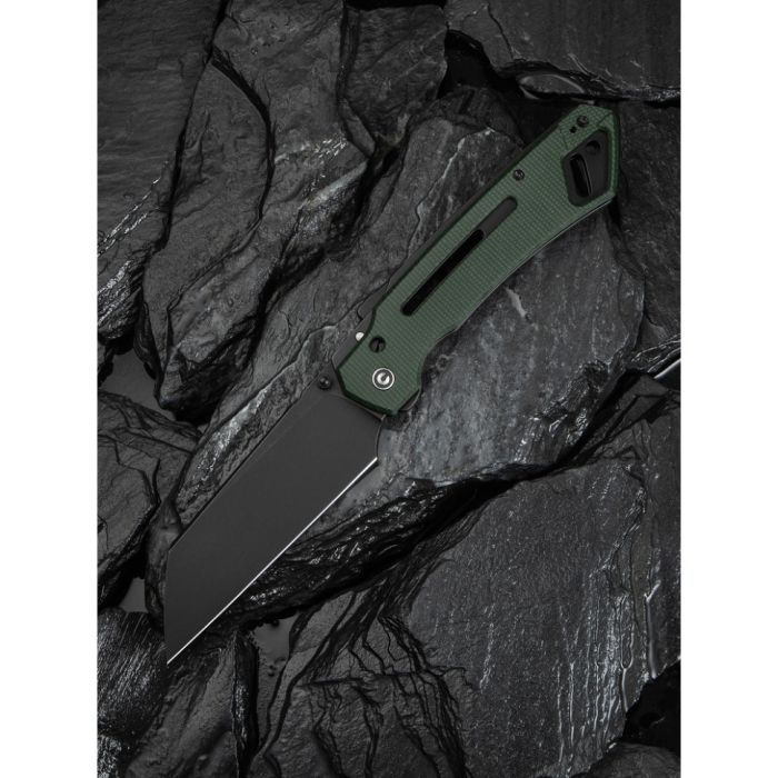 Ніж складаний тактичний Civivi Buster FG, (10.7 см) Nitro-V / Micarta темно-зелений