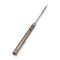 Ніж складаний туристичний Civivi Placoid, (9.3 см) Damascus / Guibourtia Wood