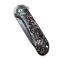 Ніж складаний кишеньковий Civivi Elementum, (7.5 см) Damascus / Carbon Fiber чорний