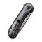 Ніж складаний кишеньковий Civivi Elementum, (7.5 см) Damascus / Carbon Fiber чорний