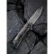 Ніж складаний кишеньковий Civivi Elementum, (7.5 см) Damascus / Carbon Fiber чорний