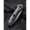 Ніж складаний кишеньковий Civivi Elementum, (7.5 см) Damascus / Carbon Fiber чорний