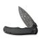 Ніж складаний туристичний Civivi Praxis,  (9.5 см) Damascus / Aluminum чорний