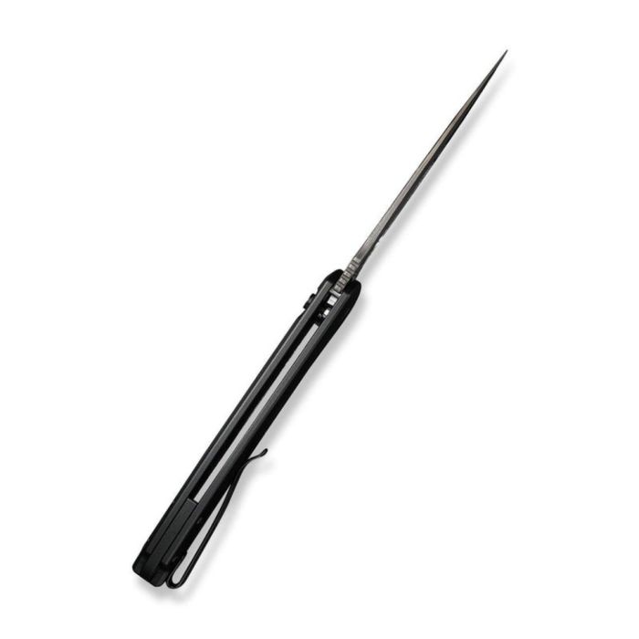 Ніж складаний туристичний Civivi Praxis,  (9.5 см) Damascus / Aluminum чорний