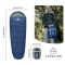 Спальник з капюшоном Naturehike MJ600 CNK2300SD014, темно-блакитний