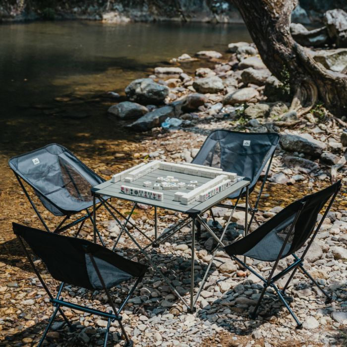 Складаний стіл Naturehike CNK2450JJ013, L, алюміній, сірий