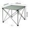 Складаний стіл Naturehike CNK2450JJ013, L, алюміній, сірий
