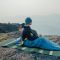 Килимок туристичний складаний одномісний IXPE Naturehike CNK2450WS044 з алюмінієвою плівкою, 195x60x1.8 см, оливковий