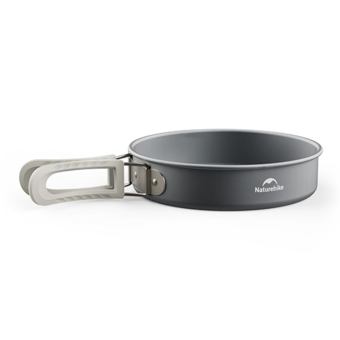 Набір посуду (2 каструлі, чайник, сковорідка) Naturehike CNK2450CF010, алюміній