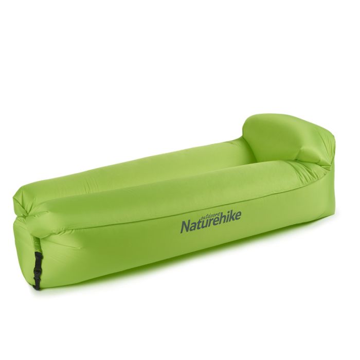 Матрац, ламзак надувний Naturehike NH20FCD06, 180х70х52 см, оливковий, має чохол-рюкзак