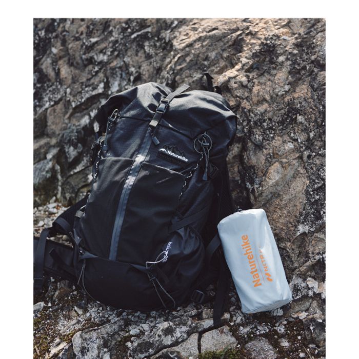 Матрац надувний одномісний UL Naturehike CNK2450WS012, 186*64, сірий