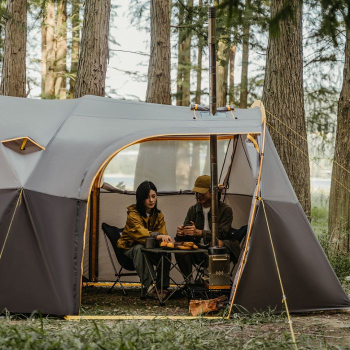 Намет шестимісний Naturehike, KOTA 6, CNK2450WS031, 75D, світло-коричневий
