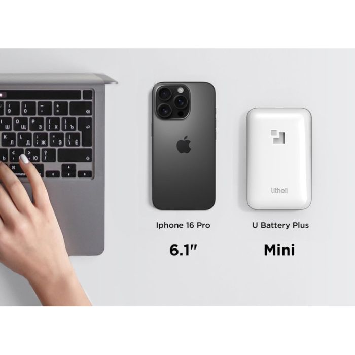УМБ Litheli Power Bank SE 20000 mAh, 45 W, 4А, Fast Charge U20BY09-0U000