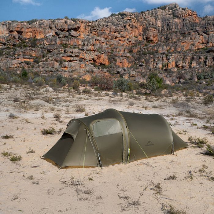 Намет тримісний Naturehike Opalus, UL, CNK2450WS036, темно-зелений