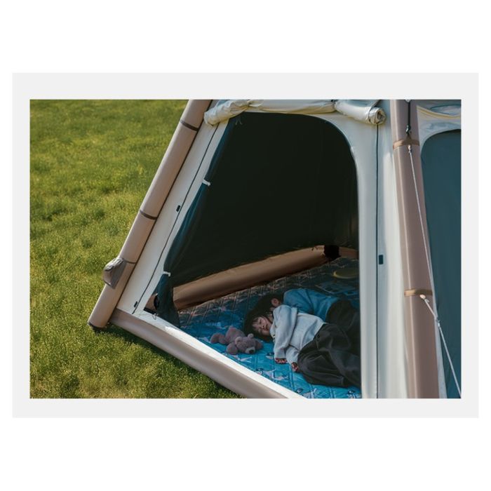 Намет чотиримісний автоматичний надувний із тентом Naturehike Ango CNK2550WS017, сірий