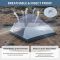 Намет надлегкий тримісний з футпринтом Naturehike Cloud Up 3 UL NH18T030-T-T, 20D, темно-синій