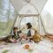 Намет тримісний автоматичний із тентом Naturehike Ango Picnic CNK2450WS021, коричневий