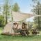Намет тримісний автоматичний із тентом Naturehike Ango Picnic CNK2450WS021, коричневий