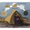 Намет надлегкий двомісний Naturehike Cloud Up Pro CNK2350WS020, коричневий