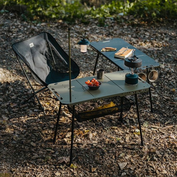 Складаний стіл Naturehike CNK2450JJ025, 60х40 см, алюміній, чорний
