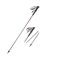 Трекінгова палиця Naturehike CNK2450DS016, 130 см, сіра