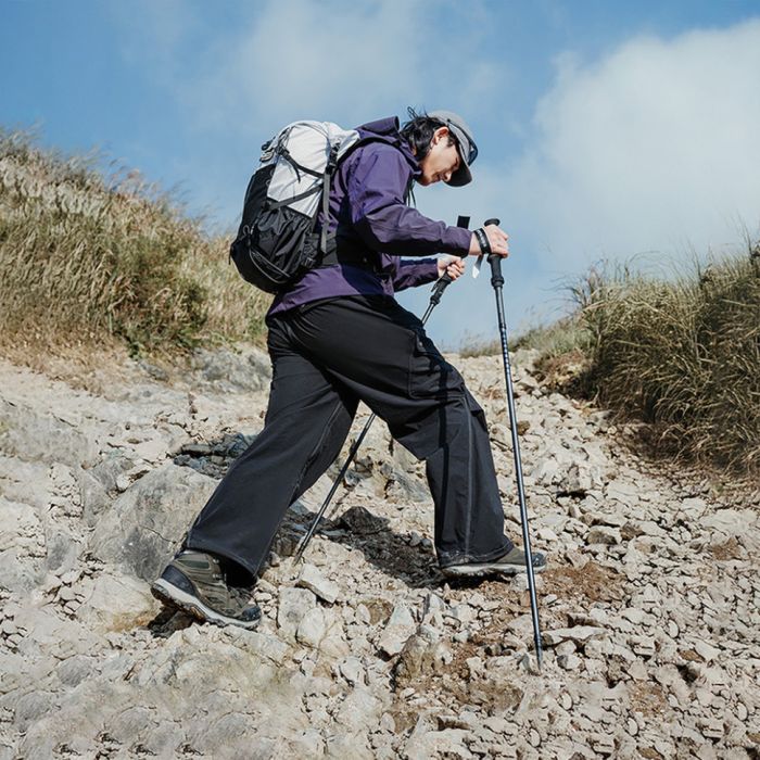 Трекінгова палиця Naturehike CNK2450DS017, 130 см, сіра