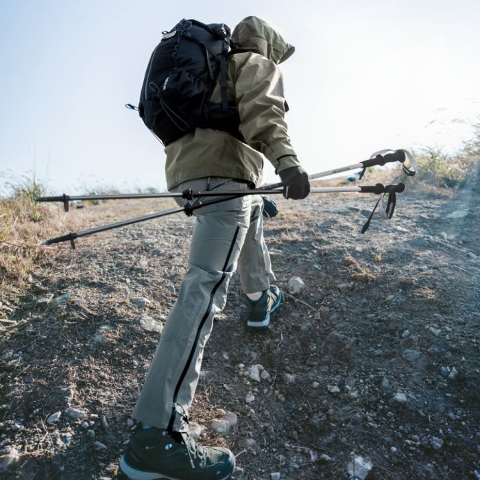 Трекінгова палиця 3-секційна Naturehike ST06 NH17D006-D, 66-135 см, зелена
