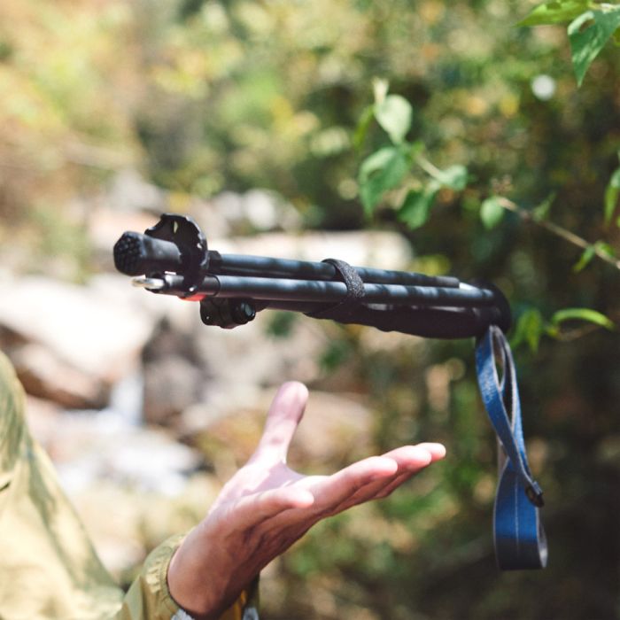 Трекінгова палиця Naturehike CNK2450DS012, 115-135 см, синя