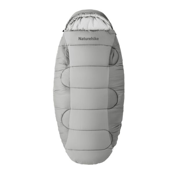 Спальний мішок овальний Naturehike PS200 CNK2350WS026, сірий