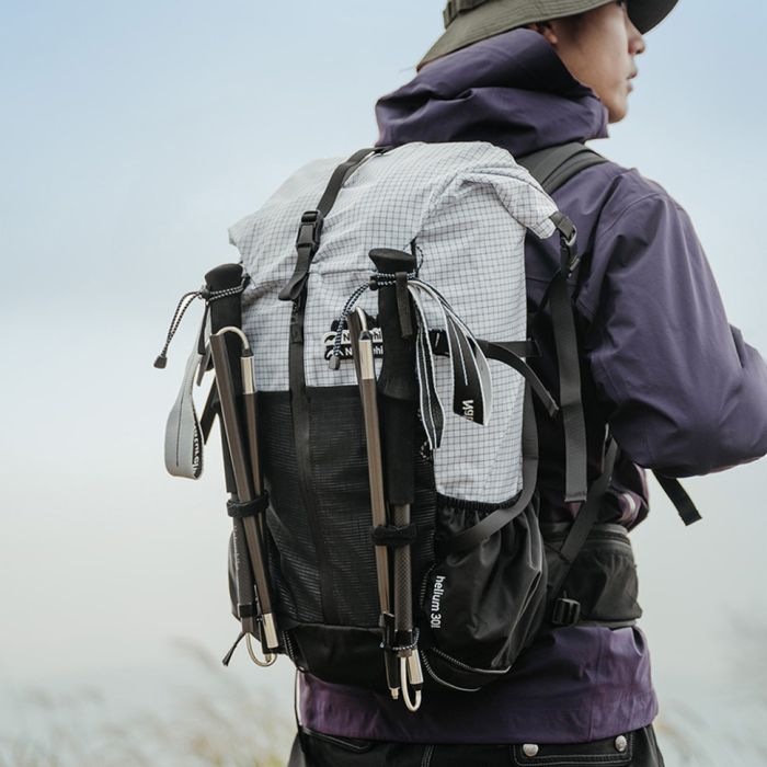 Трекінгова палиця Naturehike CNK2450DS017, 35-110 см, чорна