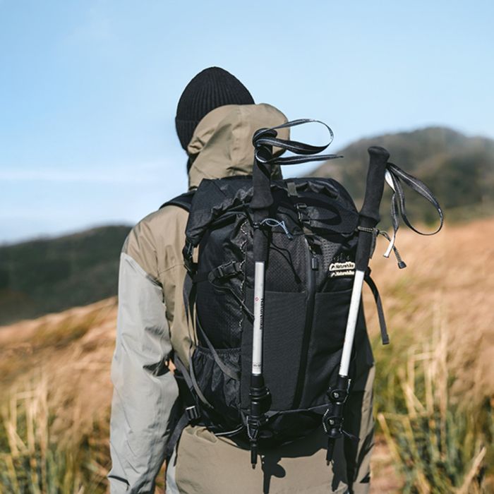 Трекінгова палиця 3-секційна Naturehike ST06 NH17D006-D, 60-120 см, біла