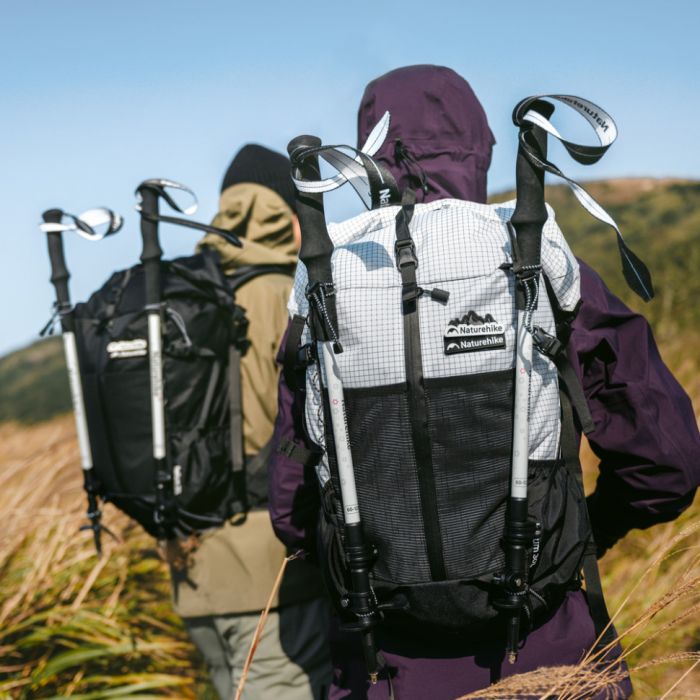 Трекінгова палиця 3-секційна Naturehike ST06 NH17D006-D, 60-120 см, біла