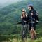 Трекінгова палиця 3-сек. Naturehike Hoar Trek EXT1 CNK2300DS010, 57-120 см, алюміній,  коричнева