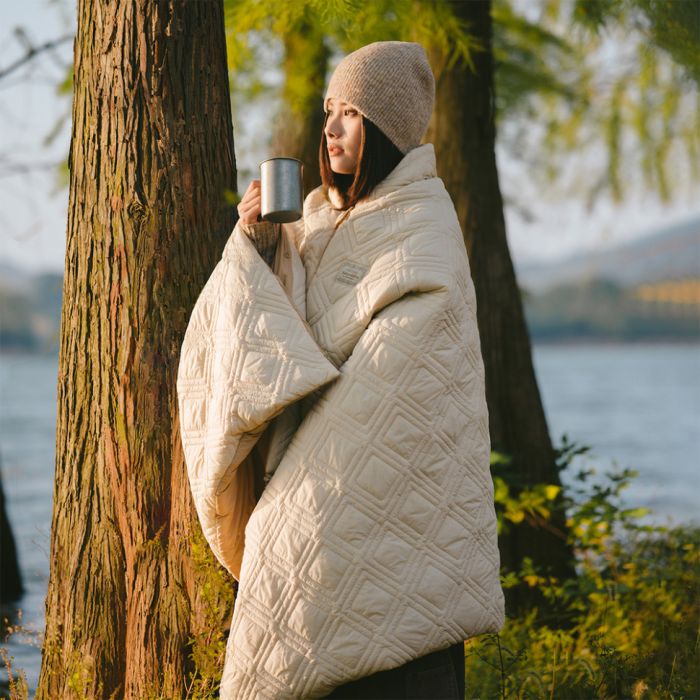 Ковдра з підігрівом Naturehike CNK2450PJ015, 95х190 см, бежева