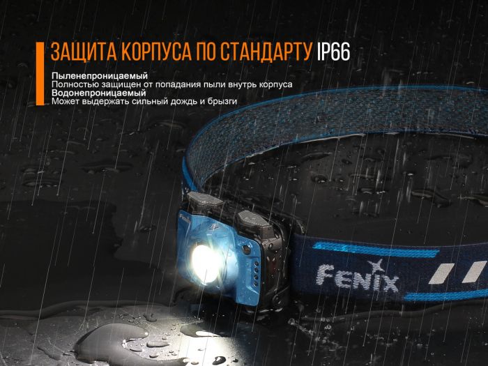 Ліхтар налобний Fenix HL12R блакитний