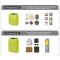 Гермомішок Naturehike CNK2550XB012, 8 л, білий