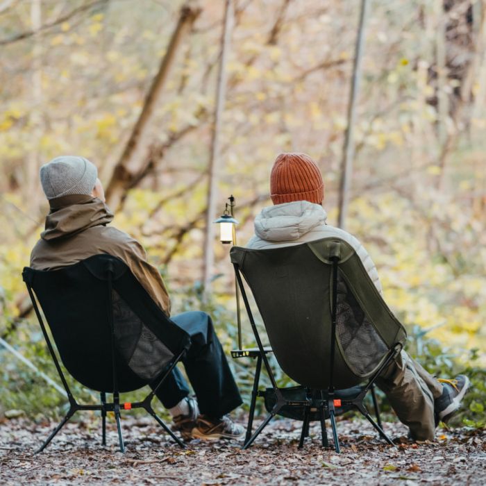 Стілець складаний ультралегкий Naturehike CNK2550JJ013 Yamami YL01, розмір М, алюміній, чорний