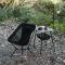 Стілець складаний ультралегкий Naturehike CNK2550JJ013 Yamami YL01, розмір М, алюміній, чорний