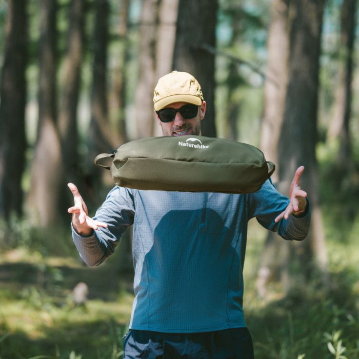 Стілець складаний ультралегкий Naturehike CNK2550JJ013 Yamami YL01, розмір L, алюміній, чорний