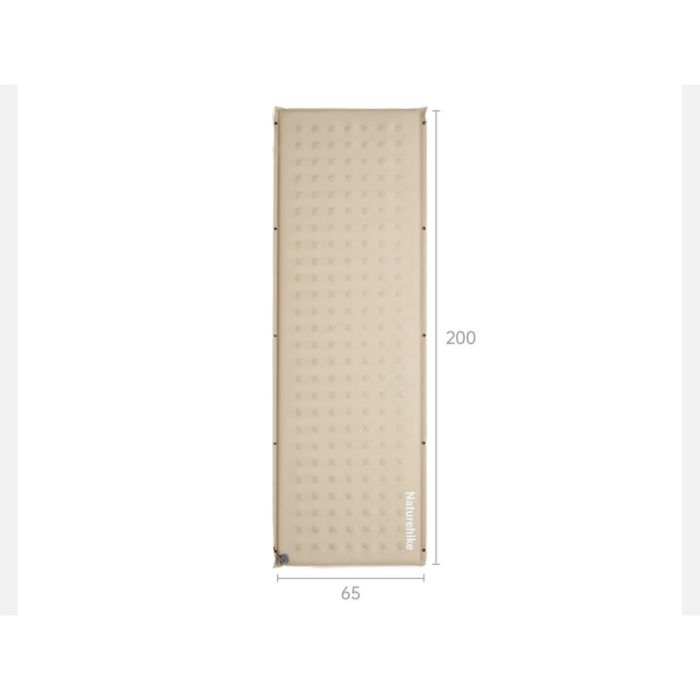 Самонадувний килимок Naturehike CNK2550WS025, 60мм, бежевий
