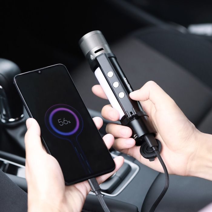 Світлодіодний ліхтар NexTool 6в1 з магнітом, з функцією powerbank, 1000 лм