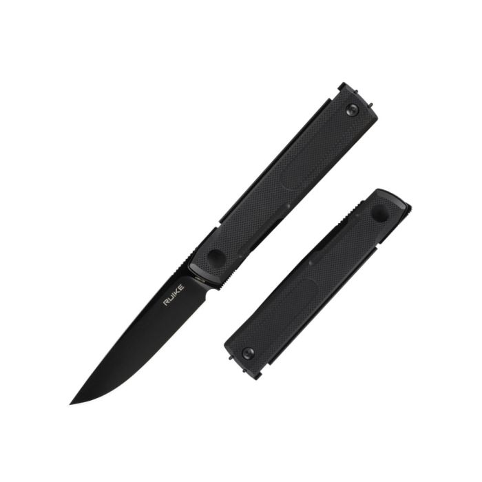 Ніж складаний кишеньковий Ruike D712-B, (7.7 см) 8Cr13MoV / G10 чорний