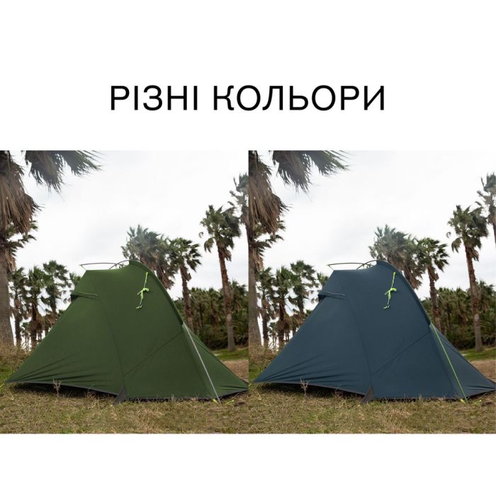 Намет двомісний Naturehike Tagar NH17T180-J, темний блакитний