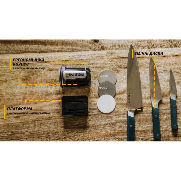 Work Sharp Точилка механічна Rolling Knife Sharpener WSKTNRKS-I