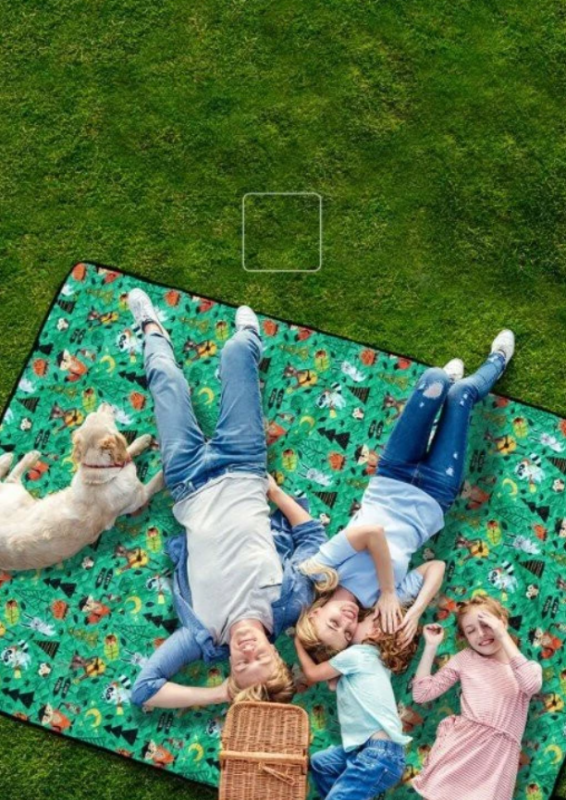 Килимок для пікніку Naturehike NH19D024-Z 200*180 cм, зелений ліс