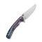 Ніж складаний туристичний Weknife Dracarys, (9.1 см) Böhler M390 / титан 6AL4V полум’яний