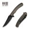 Ніж складаний туристичний Weknife Dracarys, (9.1 см) Böhler M390 / титан 6AL4V бронзовий/чорний