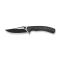 Ніж складаний туристичний Weknife Dracarys, (9.1 см) Böhler M390 / титан 6AL4V чорний