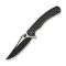 Ніж складаний туристичний Weknife Dracarys, (9.1 см) Böhler M390 / титан 6AL4V чорний