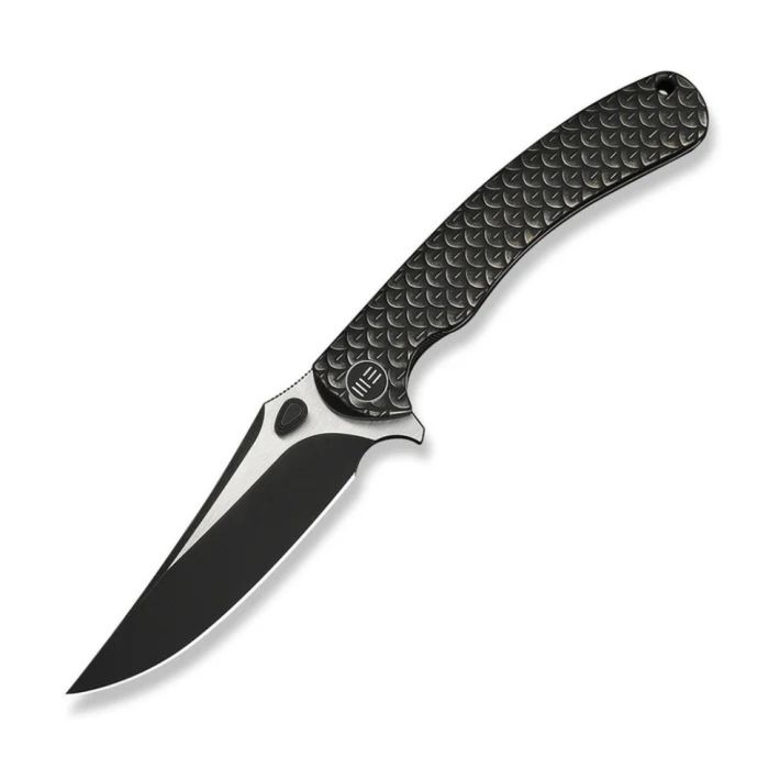 Ніж складаний туристичний Weknife Dracarys, (9.1 см) Böhler M390 / титан 6AL4V чорний